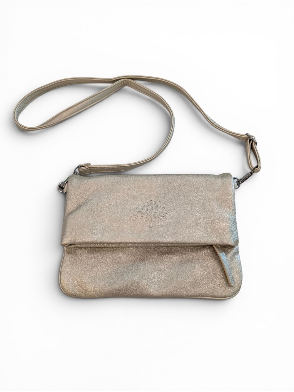 New Mulberry Metallic Crossbody Bag